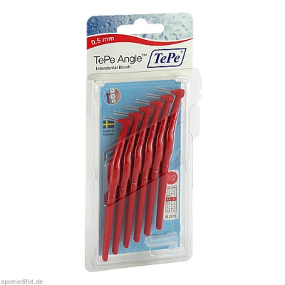 TEPE Angle Interdentalbürste 0,5mm rot