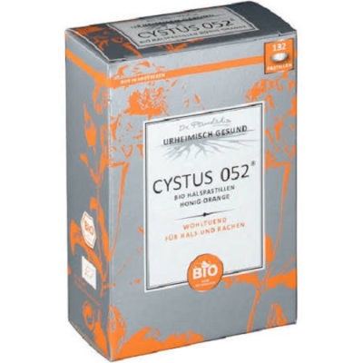 CYSTUS 052 Bio Halspastillen Honig Orange