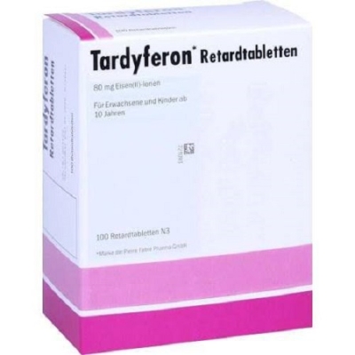 TARDYFERON Depot-Eisen(II)-sulfat 80 mg Retardtab.