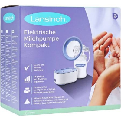 LANSINOH elektrische Milchpumpe Kompakt