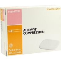 ALLEVYN Compression 5x6 cm hydrosel.Wundauflage